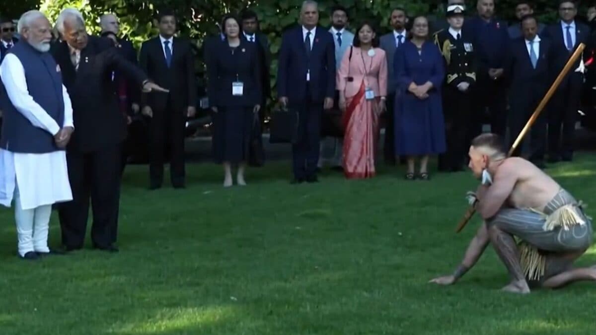 PM Modi Gets Warm Welcome In New Zealand With Traditional Māori Haka | Watch