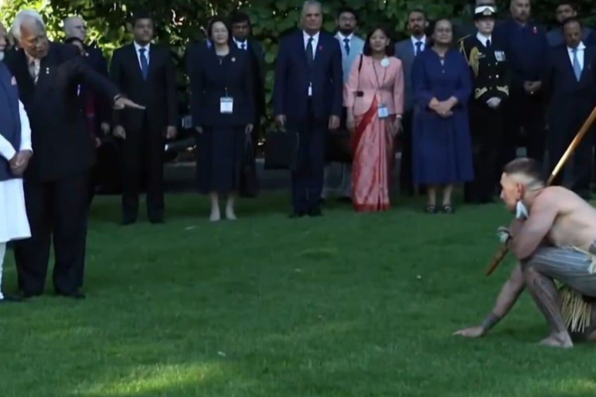 PM Modi Gets Warm Welcome In New Zealand With Traditional Māori Haka | Watch