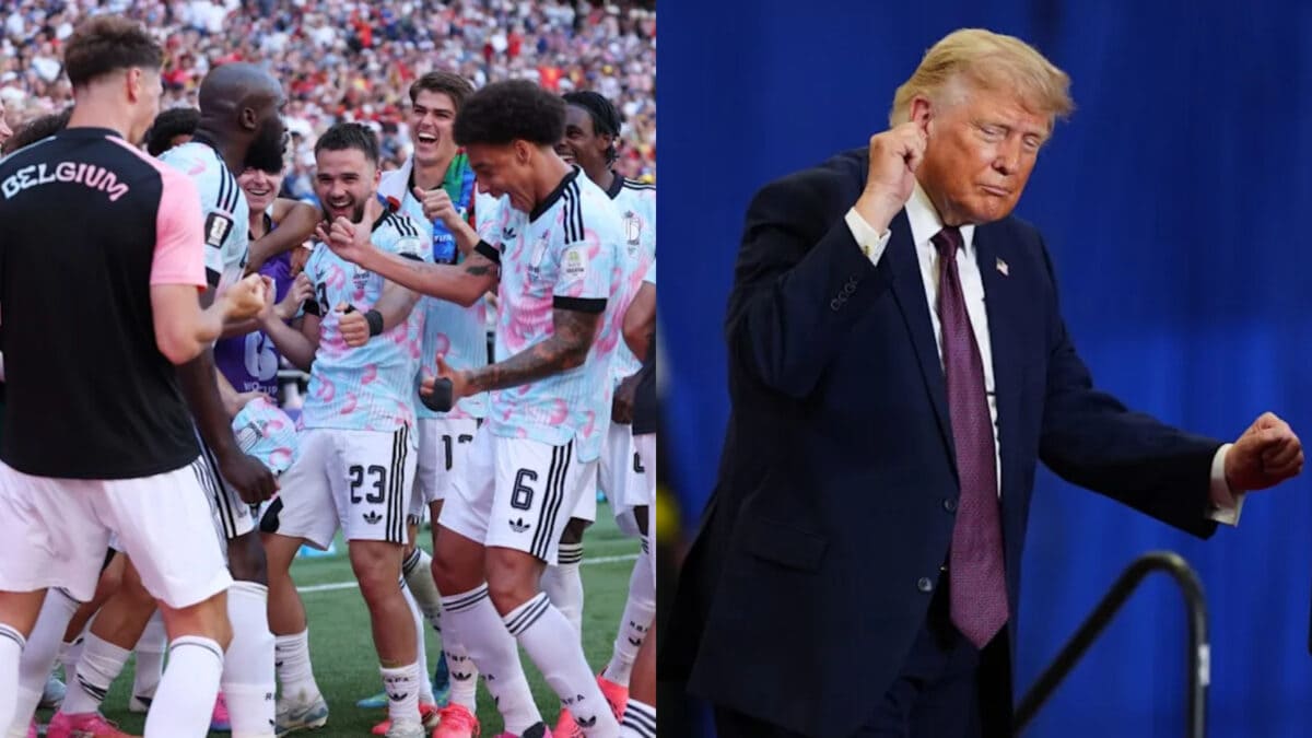 Belgium Taunt Donald Trump By Mocking His Dance After Eliminating USA | WATCH