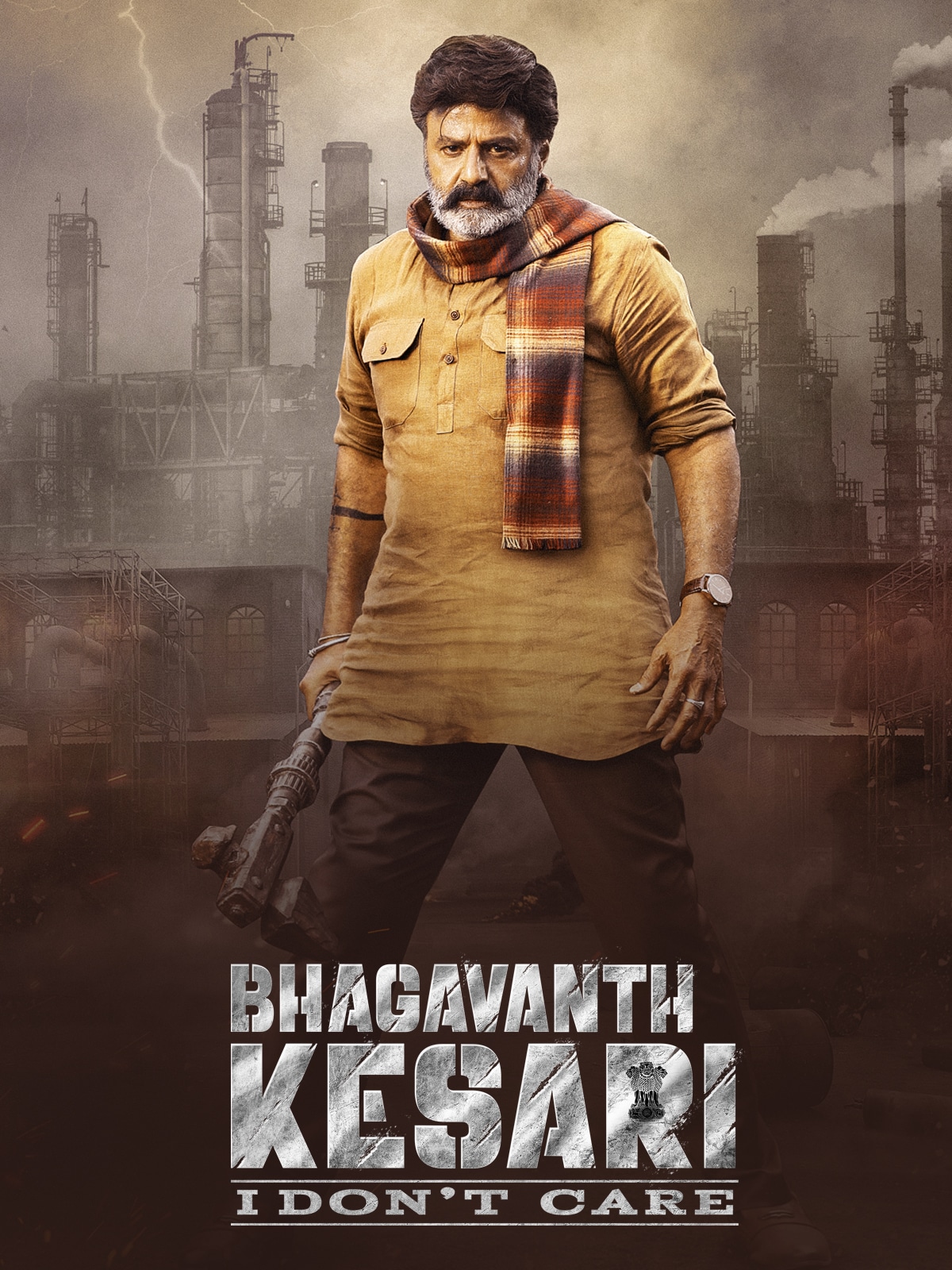 Released in 2023, the Telugu movie is directed by Anil Ravipudi and features Nandamuri Balakrishna in the titular role alongside Arjun Rampal, Kajal Aggarwal, and Sreeleela. (Image: Prime Video)