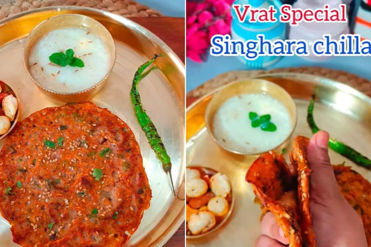Sawan 2026: This Singhara Atta Cheela Is The Perfect No Onion, No Garlic Recipe That's Ready In Minutes