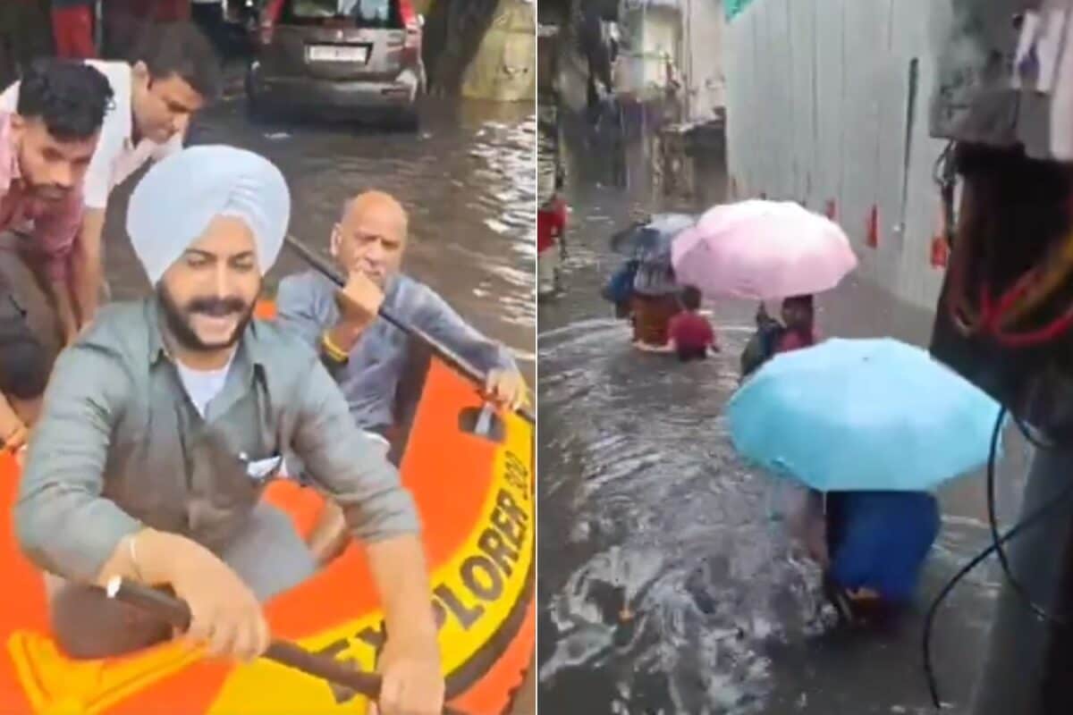 'Venice Vibes In Delhi': Rain Triggers Widespread Waterlogging, AAP MLA Takes Out Boat | Videos