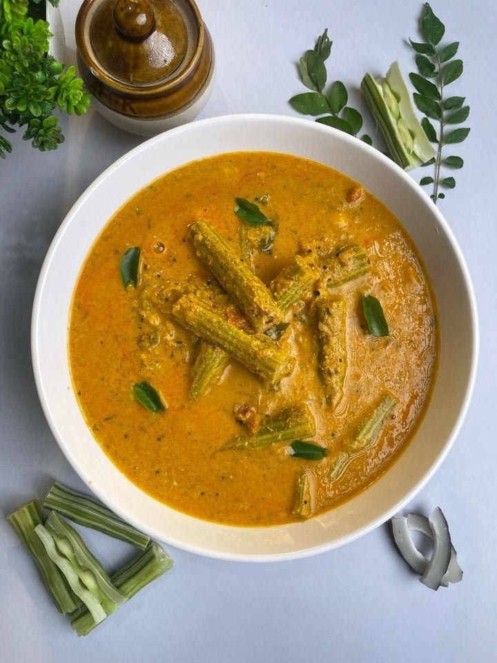 Drumstick And Coconut Milk Stew: Gently simmer drumstick pieces with carrots, potatoes, and mild spices in a fragrant coconut milk base. This soothing, mildly spiced Kerala-style curry balances gut health and pairs exceptionally well with appams or steamed rice flour string hoppers. Drumstick And Coconut Milk Stew: Gently simmer drumstick pieces with carrots, potatoes, and mild spices in a fragrant coconut milk base. This soothing, mildly spiced Kerala-style curry balances gut health and pairs exceptionally well with appams or steamed rice flour string hoppers.