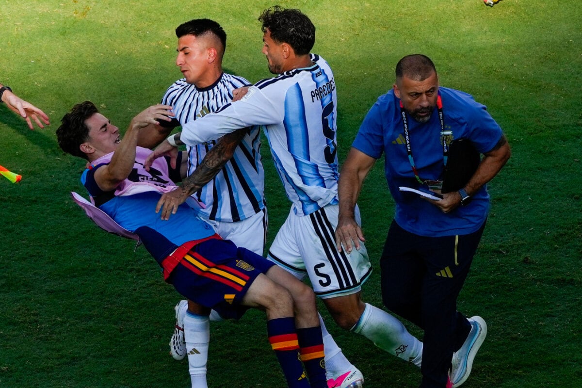 FIFA Investigate Argentina After Ugly Post-Match Brawl Mars Spain's World Cup Triumph - Report