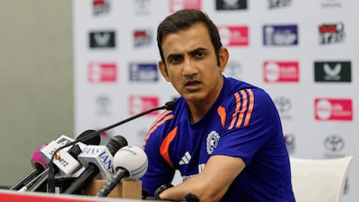 Gautam Gambhir Head Coach of India interacts with the media after the 3rd T20 International match between England and India at the Trent Bridge, Nottingham, England on July 7, 2026.Photo: Deepak Malik / CREIMAS for BCCI