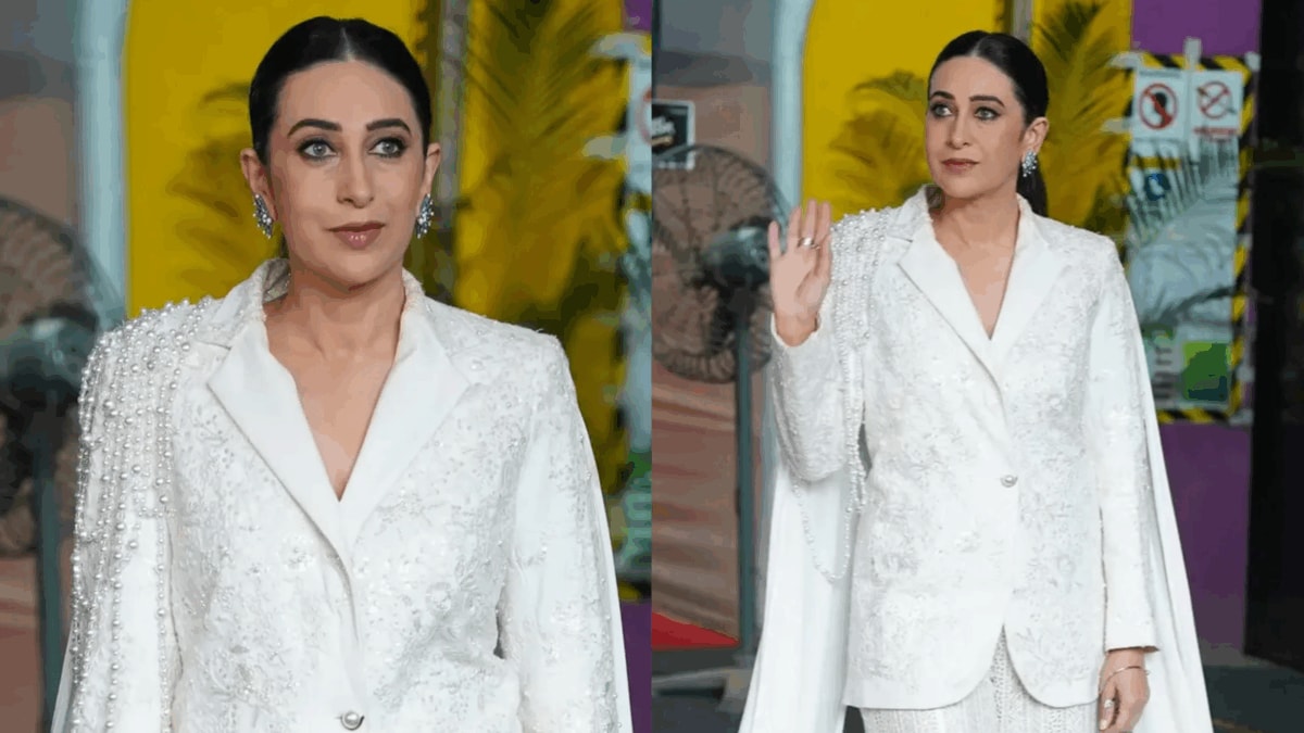 Karisma Kapoor in ₹2.45 Lakh Manish Malhotra Blazer