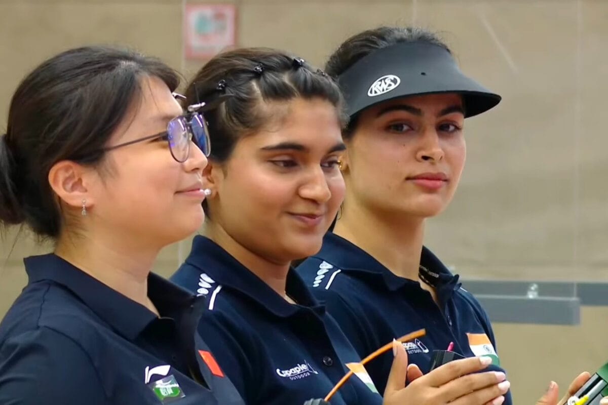 Double Podium For India! Esha Singh Strikes Gold, Manu Bhaker Adds Bronze In Hangzhou Shooting World Cup