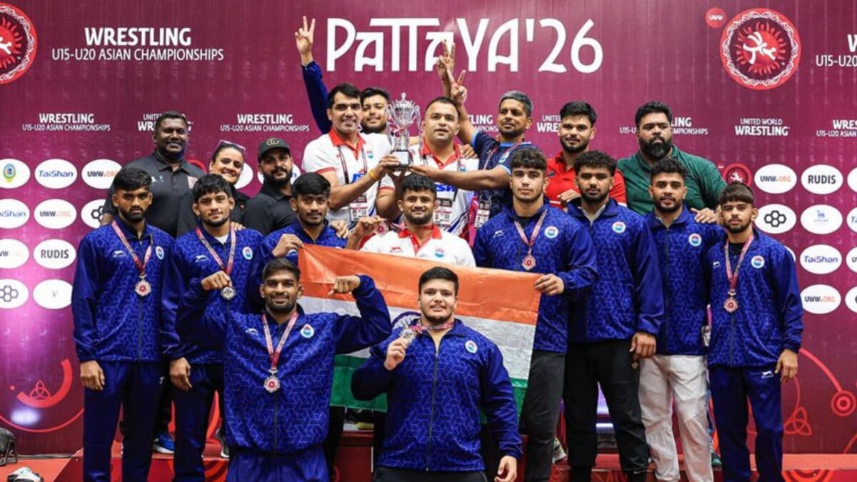 India Bags 20 Medals At U-20 Asian Wrestling Championships