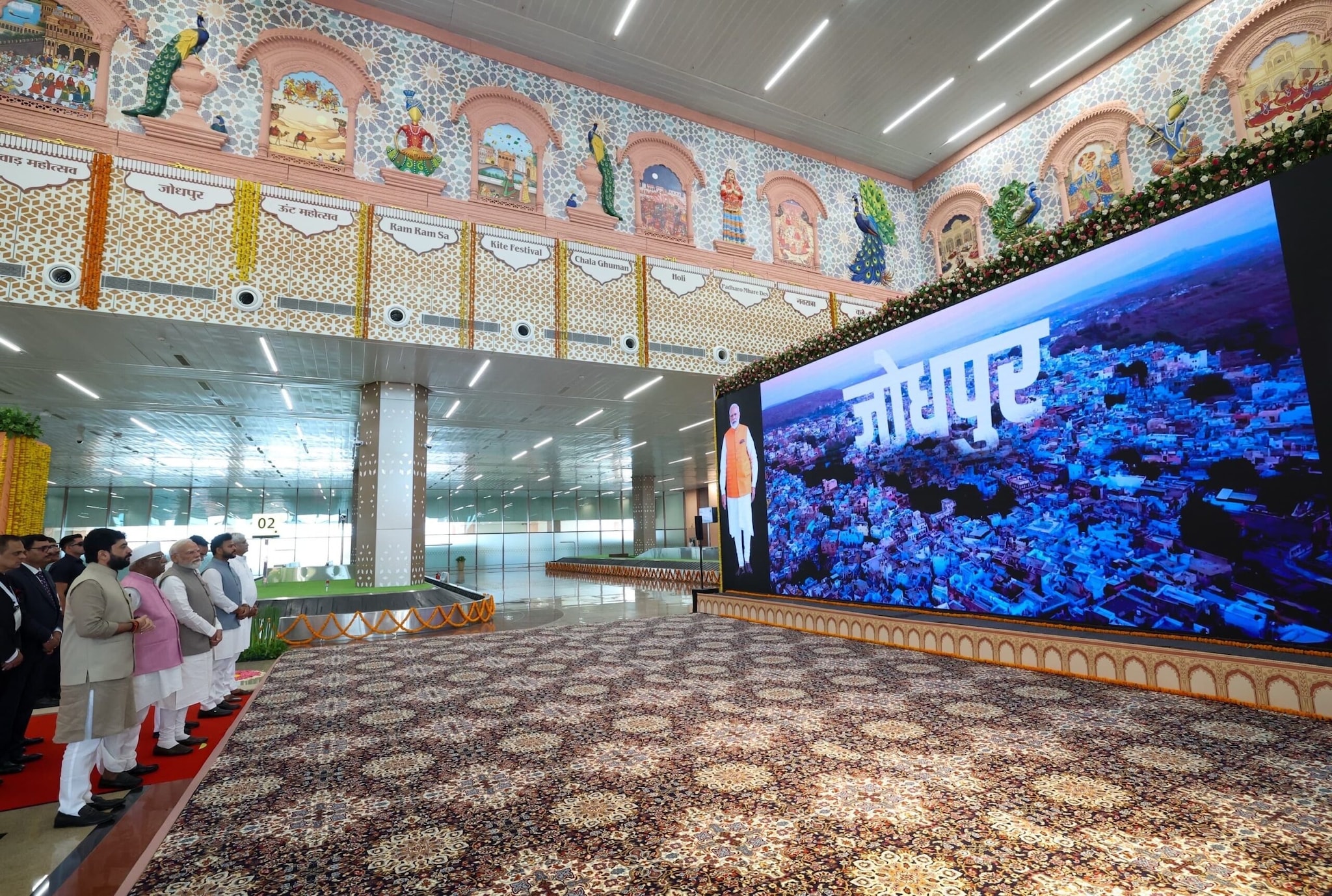 Prime Minister Narendra Modi has inaugurated the new terminal building at Jodhpur Airport, marking a major milestone for Rajasthan's aviation infrastructure. Built at a cost of around ₹480 crore, the terminal is designed to offer a better travel experience while boosting tourism and regional connectivity. Here are the key highlights of the new facility.