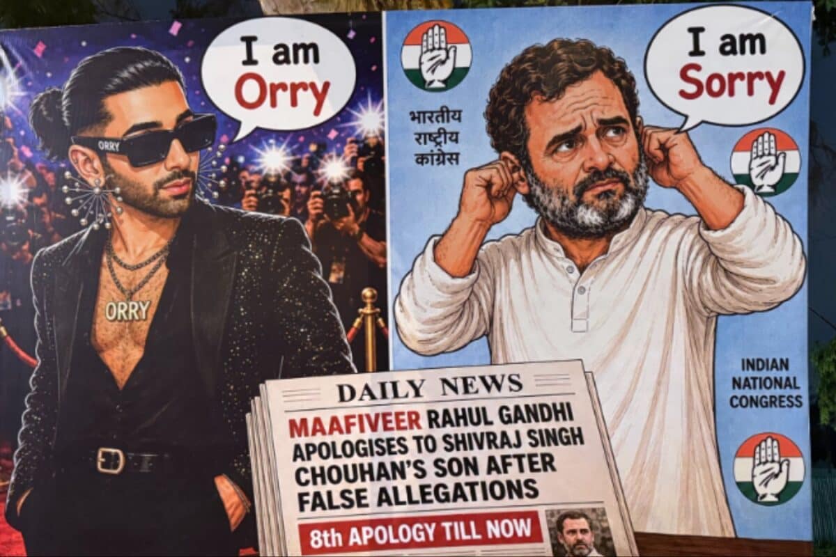 'Maafiveer': BJP Targets Rahul Gandhi With 'I Am Sorry' Posters In Delhi Amid Defamation Row