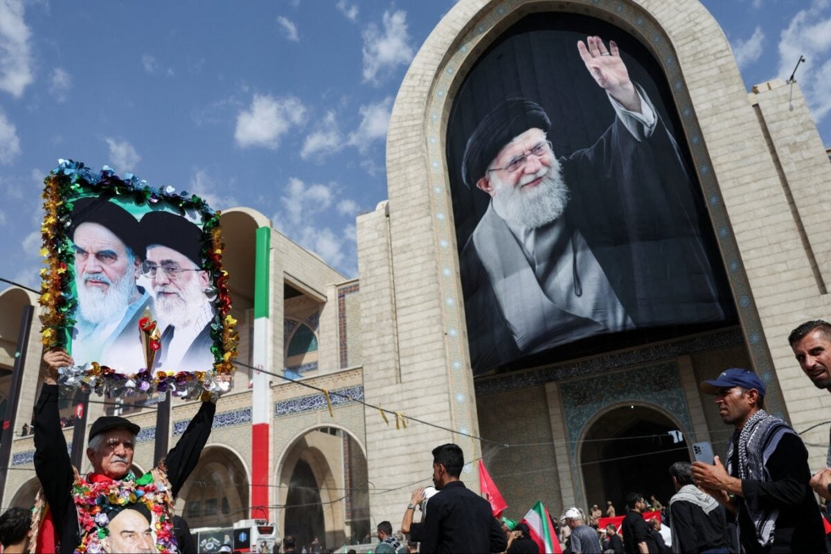 'We Must Rise': Iran Projects Message Of Continuity As Thousands Mourn Khamenei At Mass Funeral