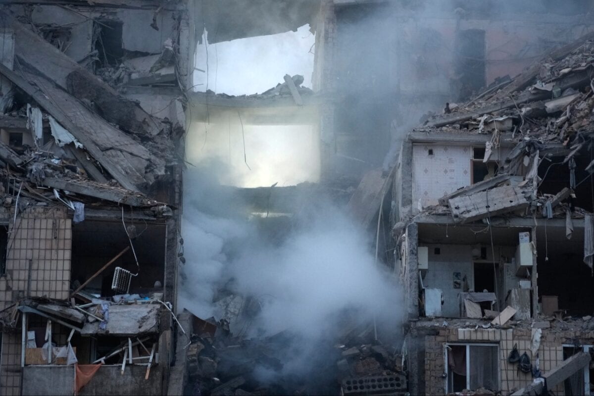 Russia Unleashes Missile, Drone Barrage On Kyiv Ahead Of NATO Summit; Five Dead