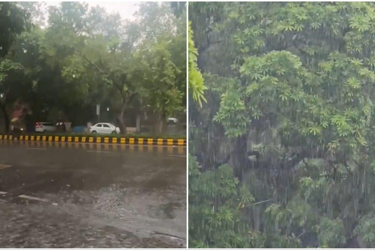 After Days of Scorching Humidity, Heavy Rain Lashes Parts of Delhi, NCR and Noida