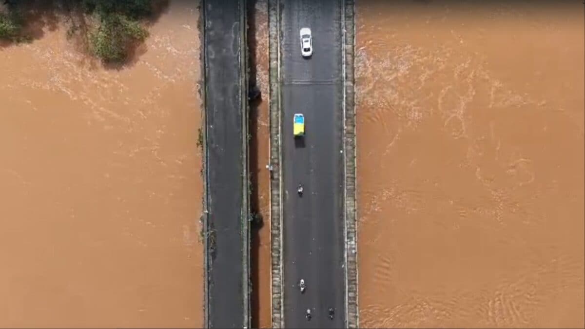 Maharashtra Rains: Drone Footage Captures Flooded Kolhapur As Panchganga River Nears Warning Level