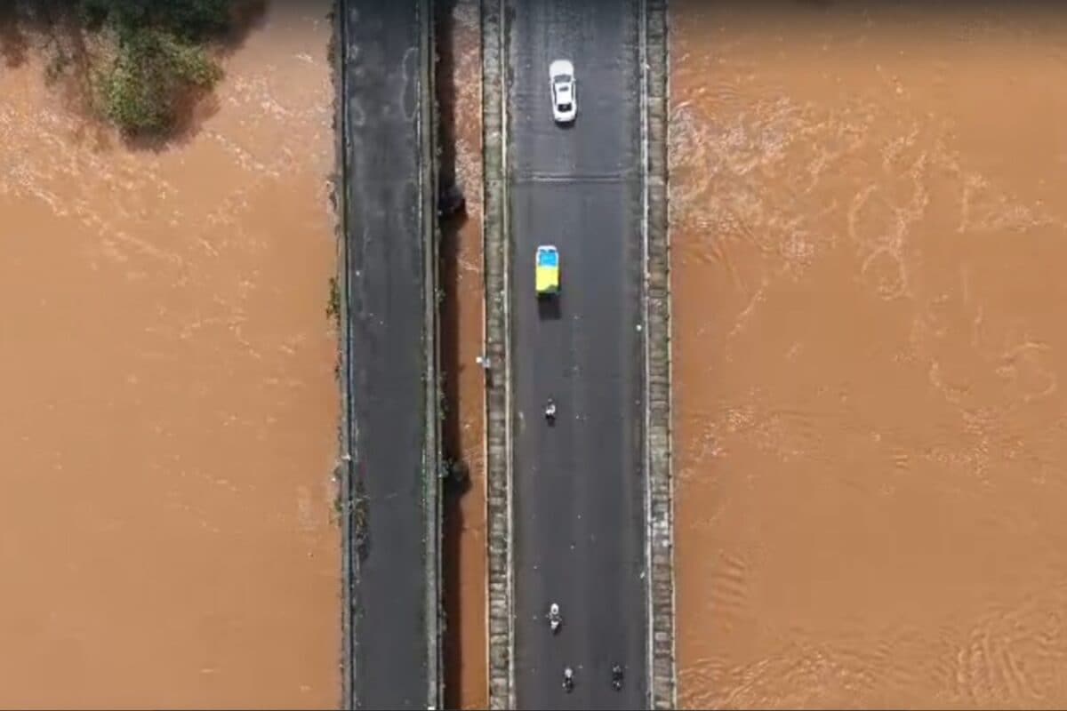 Maharashtra Rains: Drone Footage Captures Flooded Kolhapur As Panchganga River Nears Warning Level
