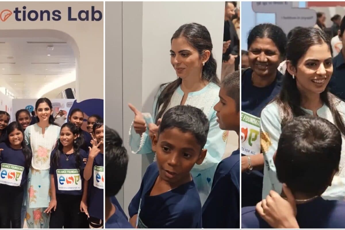 Isha Ambani Joins Over 100 Children At NMACC's 'Emotions Lab' Launch, Promotes Emotional Learning