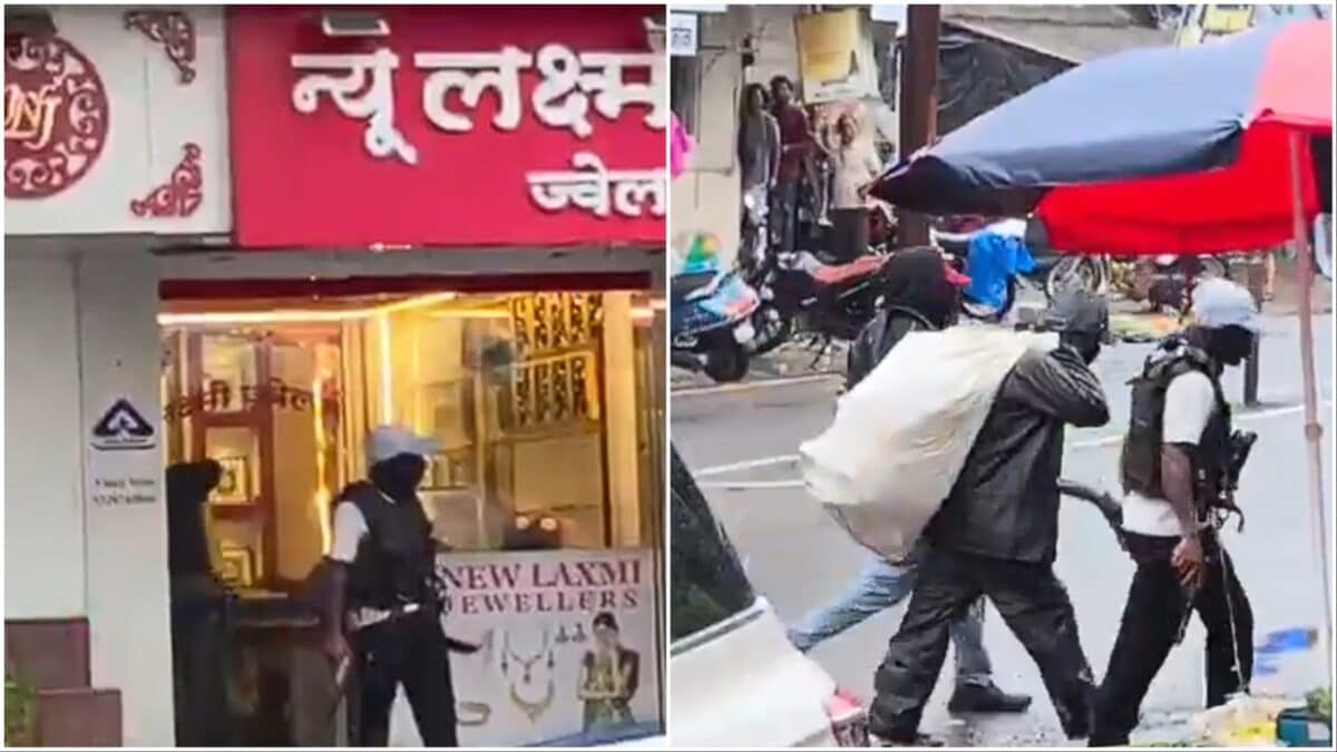 Three armed men rob Palghar jewellery store, fire shots while fleeing