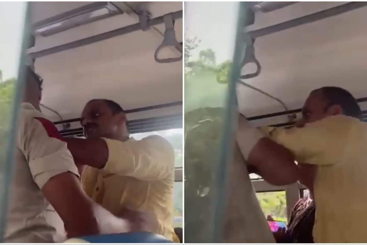 On Camera: Congress MP Assaults Delhi Cop On Detention Bus After High-Voltage Protest