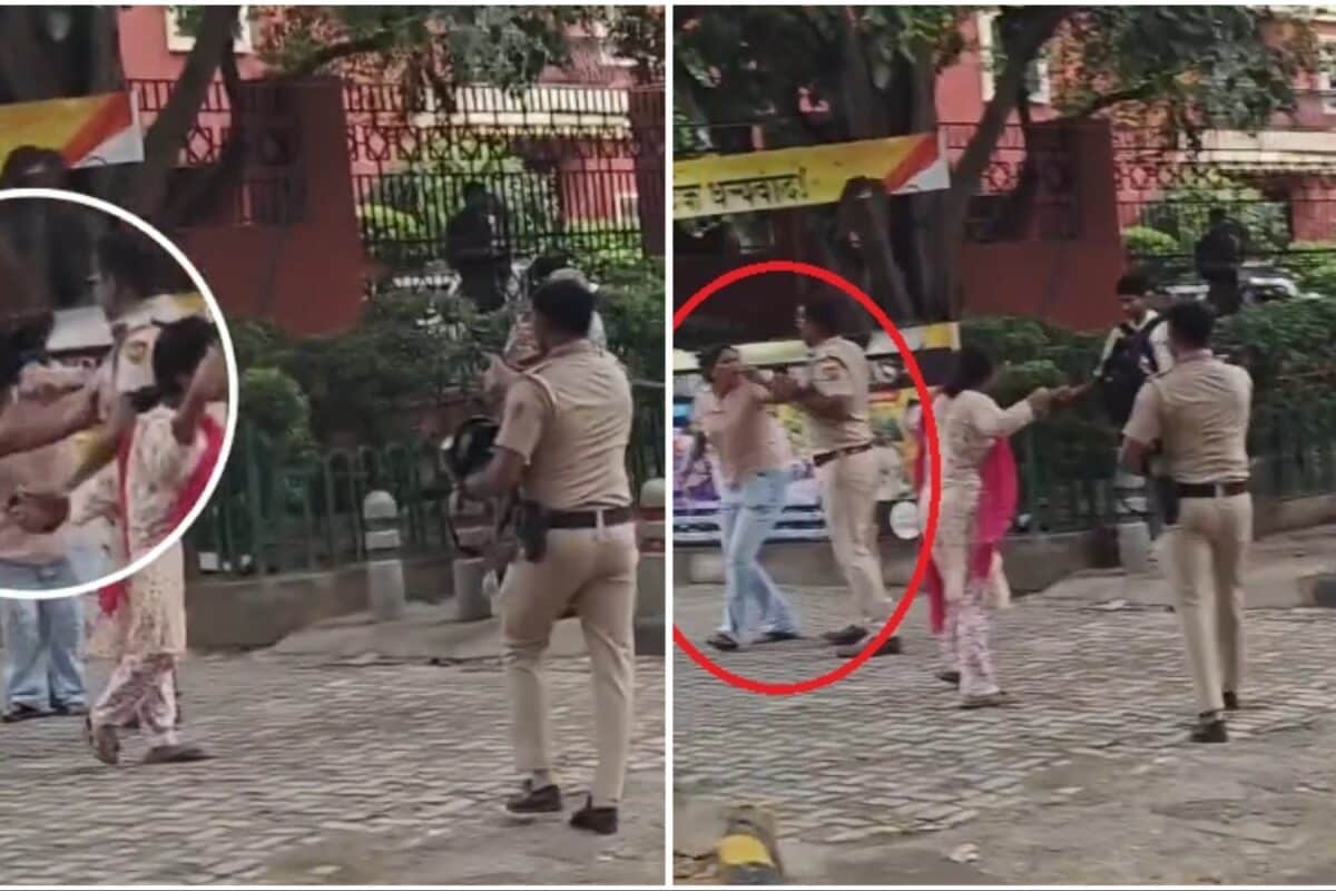 Senior Delhi Cop Removed From Jantar Mantar Protest Duty After Video Shows Him Slapping Woman