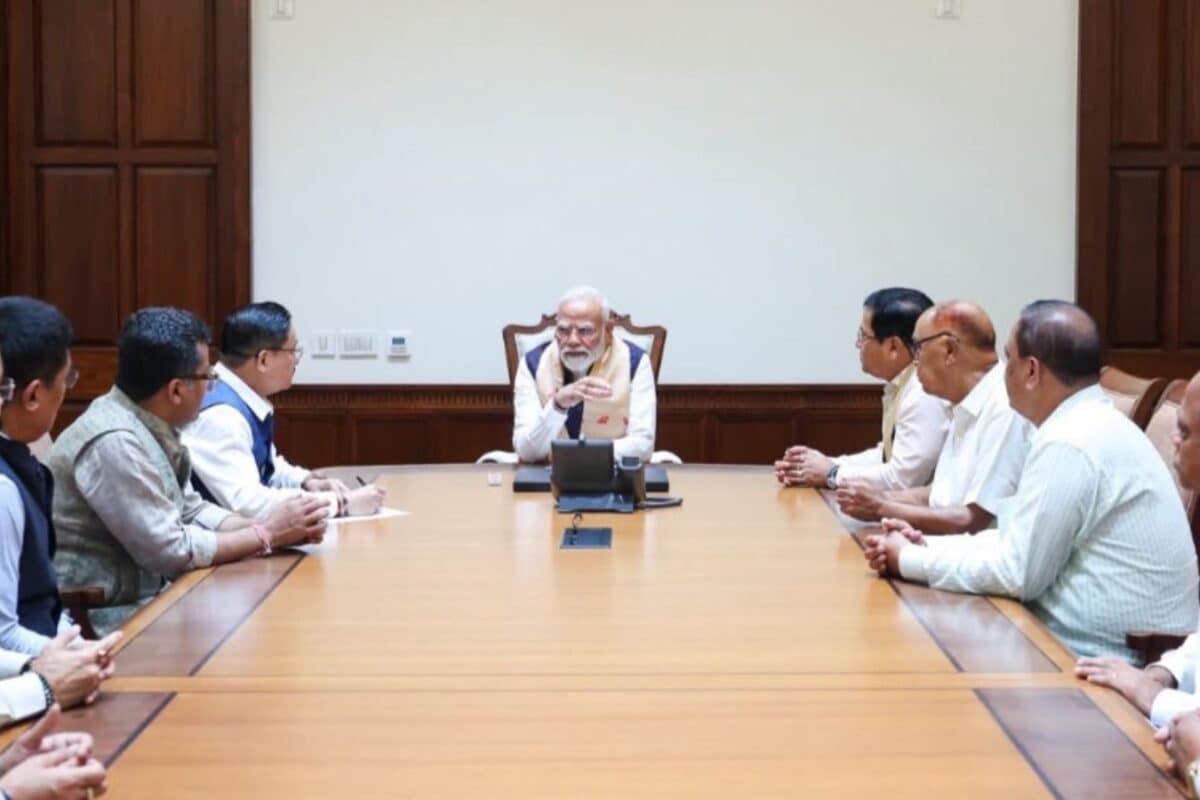 PM Modi Reviews Assam Flood Crisis With MPs, Suggests Gujarat-Style Relief Kits For Victims