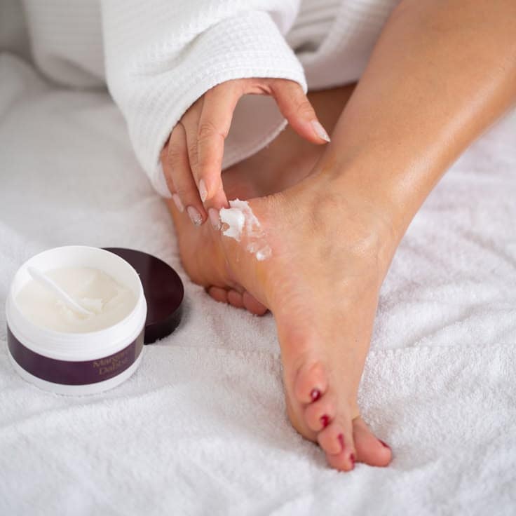 Moisturise Your FeetWhile keeping your feet dry is important, don't forget to moisturise them once they're clean. A light foot cream can help prevent dry, rough skin and cracked heels. Moisturise Your FeetWhile keeping your feet dry is important, don't forget to moisturise them once they're clean. A light foot cream can help prevent dry, rough skin and cracked heels.