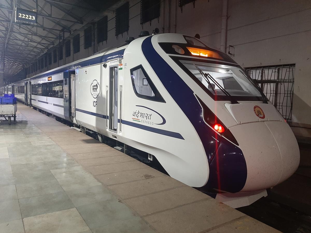 Mumbai CSMT-Sainagar Shirdi Vande Bharat: Journey Time: 5 hours 10 minutes | Distance: 343 km One of the most popular pilgrimage routes in the country, this Vande Bharat service allows devotees to travel from Mumbai to Shirdi in just over five hours, making same-day or weekend visits much easier. Mumbai CSMT-Sainagar Shirdi Vande Bharat: Journey Time: 5 hours 10 minutes | Distance: 343 km One of the most popular pilgrimage routes in the country, this Vande Bharat service allows devotees to travel from Mumbai to Shirdi in just over five hours, making same-day or weekend visits much easier.