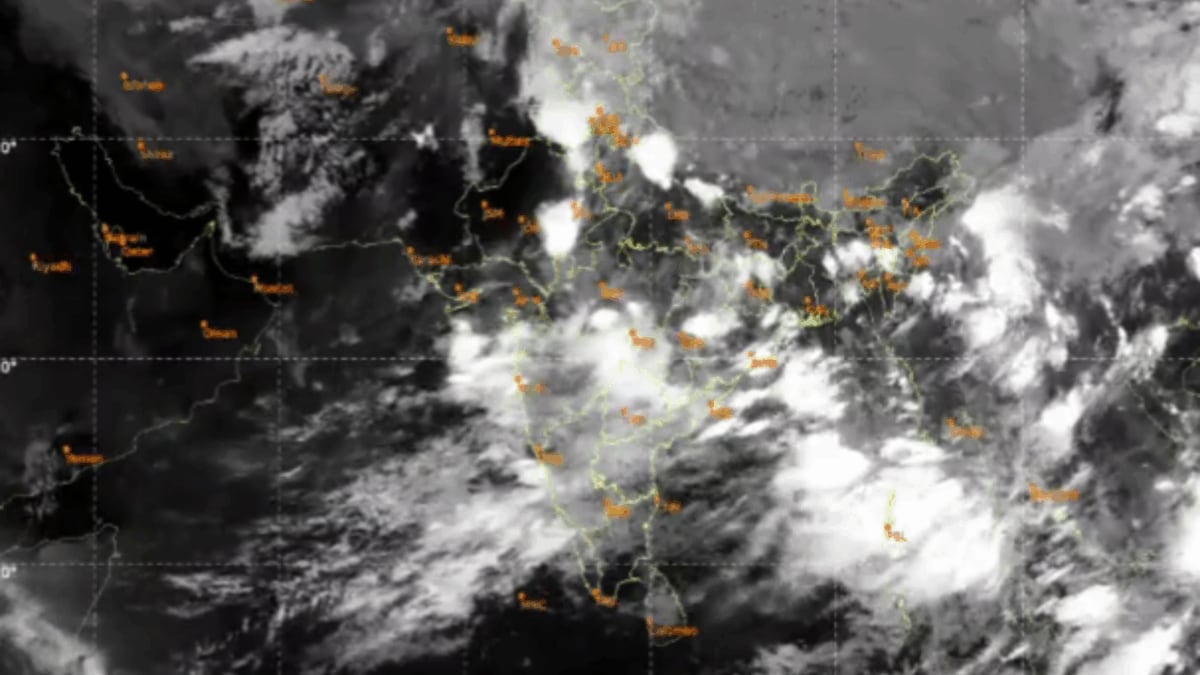 ISRO Satellite Captures Monsoon's Dramatic Surge As Massive Rain Clouds Engulf India | Watch
