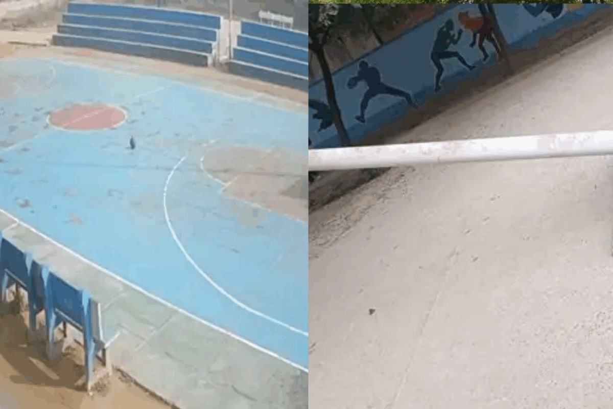 Basketball Pole Crashes Onto 24-Year-Old In Gurgaon Society, Leaves Him With Spinal Fractures | Video