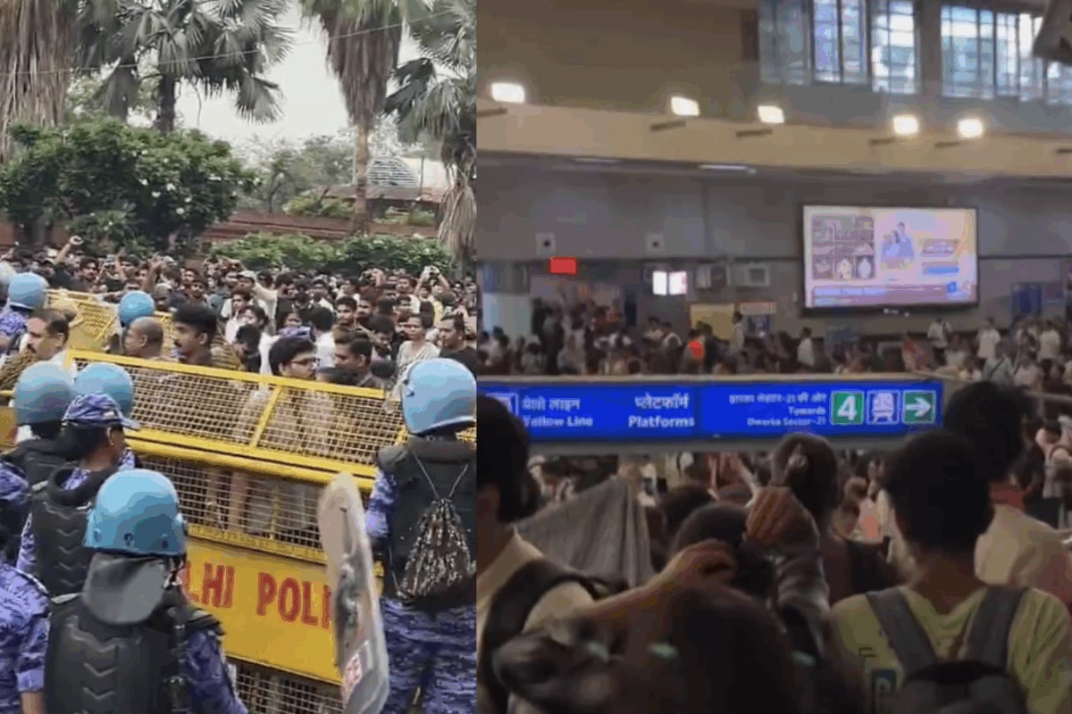 Metro Services Hit As Five Stations Closed Over CJP Protest, Commuters Face Delays | Video
