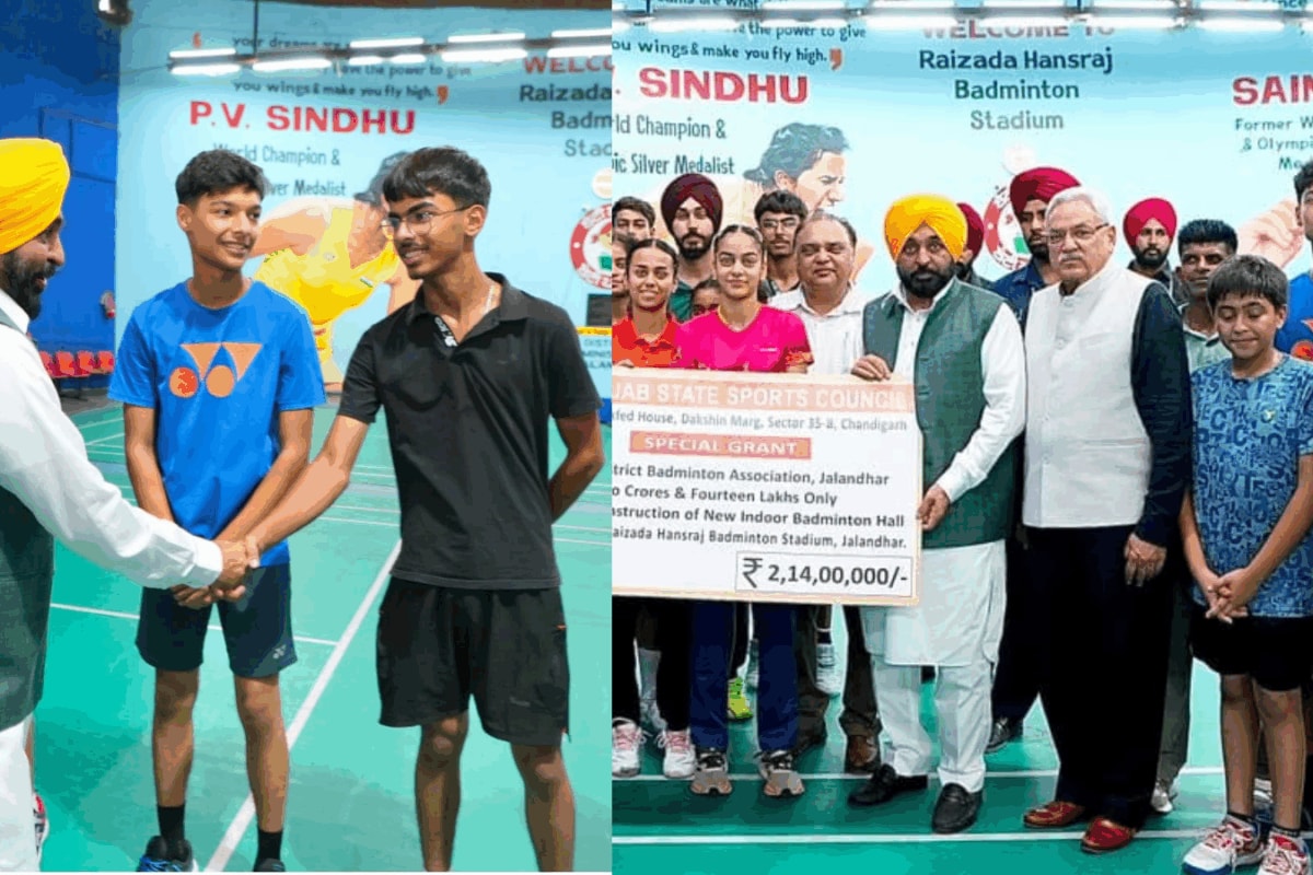 Bhagwant Mann Announces Rs 2.14 Crore For Indoor Badminton Hall Ahead Of National Championship In Jalandhar