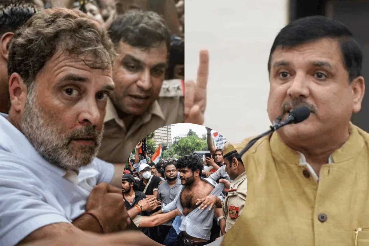 ‘Jugalbandi With BJP’: AAP Targets Congress Over Rahul Gandhi's PM Residence Protest, Fuels Rift Buzz