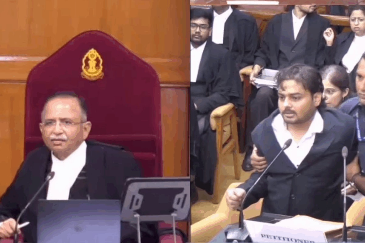 'Judicial Servant, I Order You...': Chaos In Supreme Court After Litigant Hurls Abuses, Throws Papers During Hearing