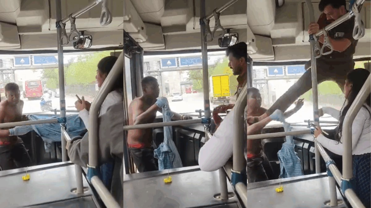 Bengaluru Bus Driver Confronts Accused Harasser