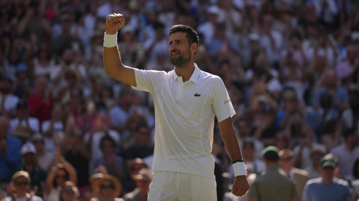 Novak Djokovic Equals Roger Federer, Closes In On Wimbledon History