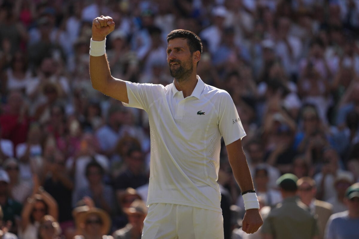 Novak Djokovic Equals Roger Federer, Closes In On Wimbledon History
