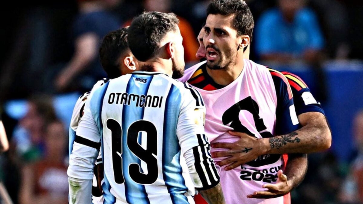 New Footage Reveals Otamendi's Furious Attack On Rodri And Laporte After WC Final | WATCH