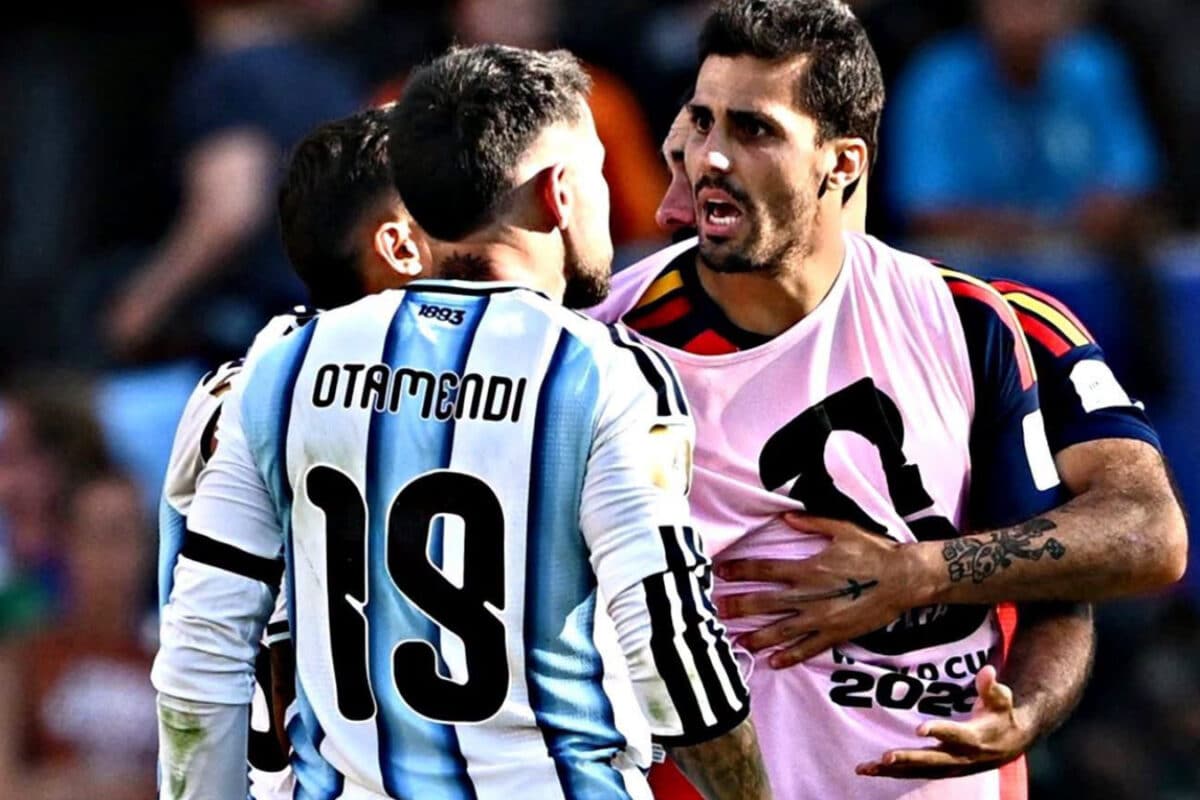 New Footage Reveals Otamendi's Furious Attack On Rodri And Laporte After WC Final | WATCH