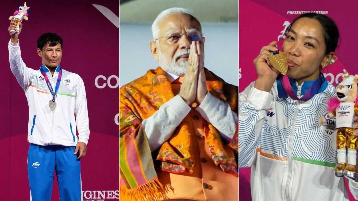 PM Modi Praises Mirabai Chanu, Rishikanta Singh For Making India Proud At CWG 2026