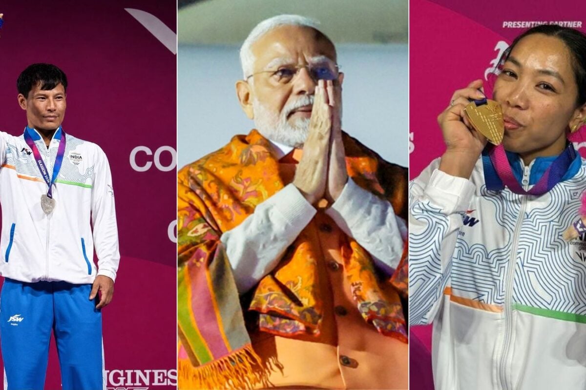 PM Modi Praises Mirabai Chanu, Rishikanta Singh For Making India Proud At CWG 2026