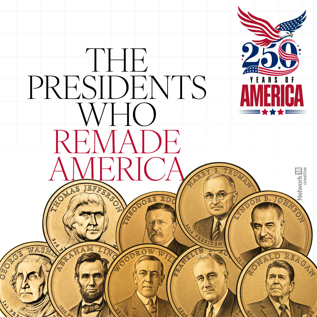 From founding a republic to navigating wars, economic crises, and civil rights movements, these leaders helped shape the United States over the past 250 years. From founding a republic to navigating wars, economic crises, and civil rights movements, these leaders helped shape the United States over the past 250 years.
