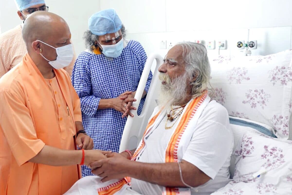 Yogi Adityanath Visits Medanta Hospital, Prays Nritya Gopal Das Ji 'Recovers Soon'
