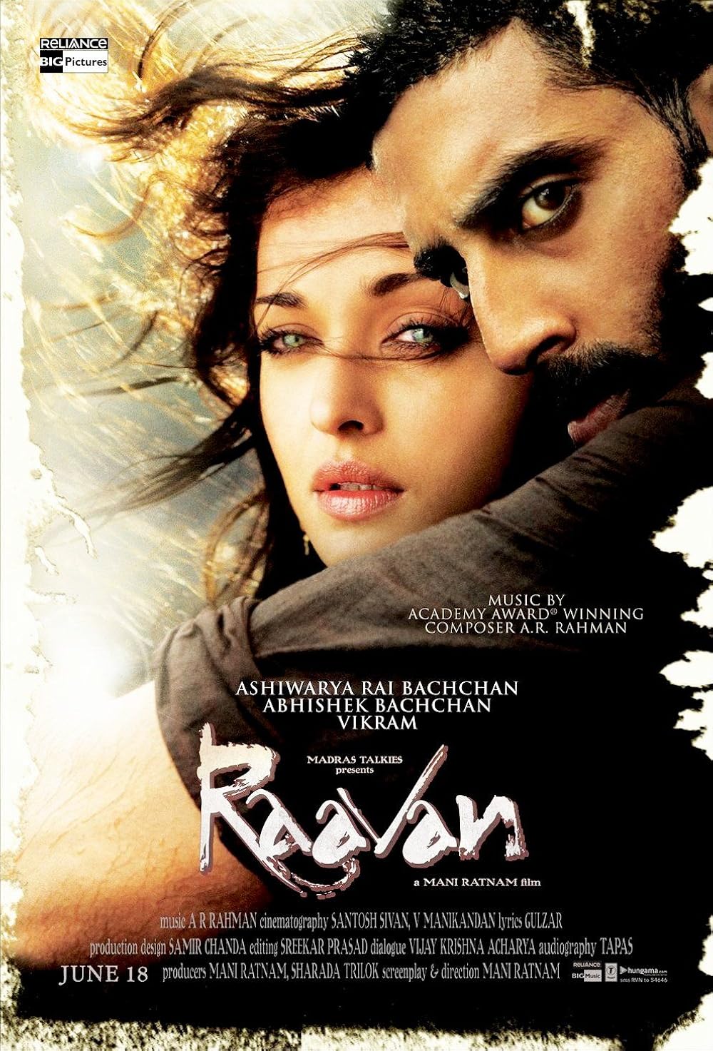 Raavan (2010): Mani Ratnam flips the traditional narrative by blurring the lines between good and evil. Set in central India’s jungles, tribal rebel Beera abducts a cop’s wife, forcing viewers to question whether the lawman or the bandit holds true virtue.
