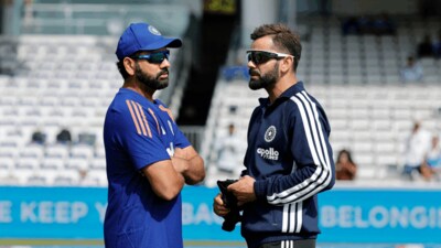 Rohit Sharma and Virat Kohli played in the 2024-25 Ranji Trophy.Photo: Deepak Malik / CREIMAS for BCCI