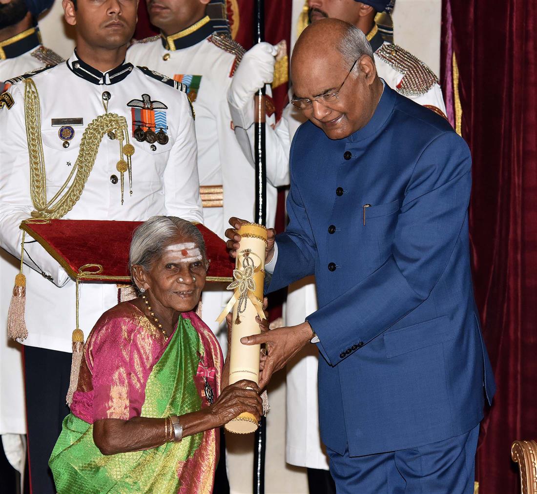 Saalumarada Thimmakka has received a National Citizen Award, a Padma Shri, an honorary doctorate and a place in the BBC's 100 Women list. She passed away on November 14, 2025, at the age of eighteen Saalumarada Thimmakka has received a National Citizen Award, a Padma Shri, an honorary doctorate and a place in the BBC's 100 Women list. She passed away on November 14, 2025, at the age of eighteen