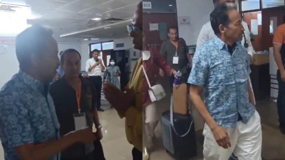 சோனம் வாங்ச்சுக் மருத்துவமனை ஊழியர்களிடம் மோதல் வீடியோ வைரல்