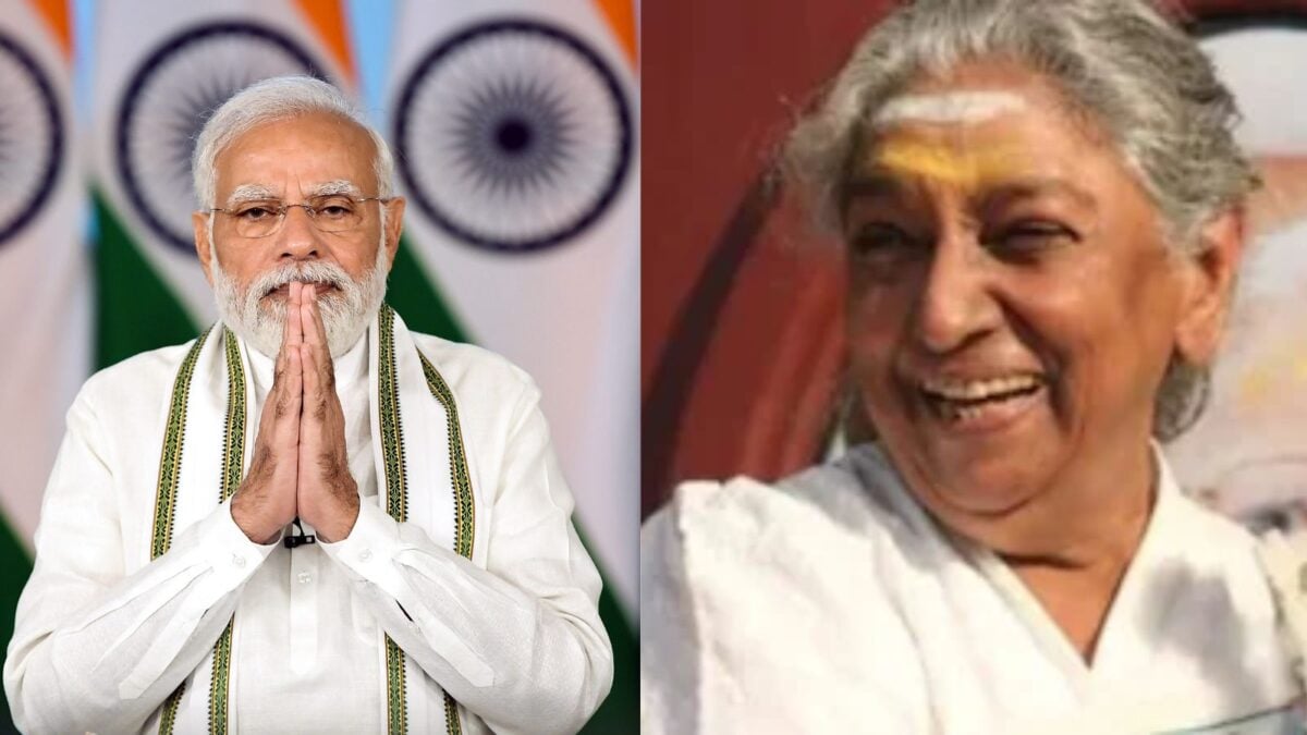 PM Modi Mourns Singer S Janaki's Demise, Calls It 'Irreparable Loss' To Music World