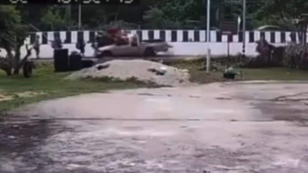 11-Yr-Old Rams Speeding Pickup Truck Into Buddhist Monks Procession, 10 Killed | Video