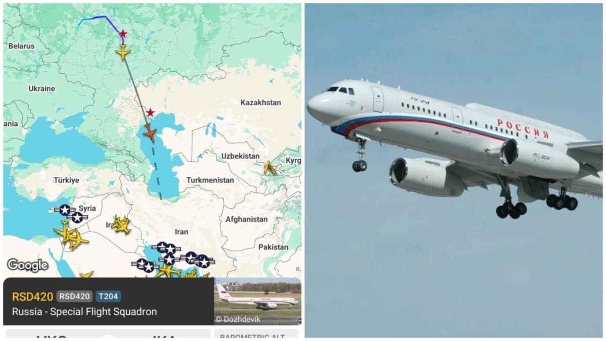 Russia Sends Its Elite Tu-214PU Command Aircraft To Tehran As US-Iran War Escalates. What Does This Mean?