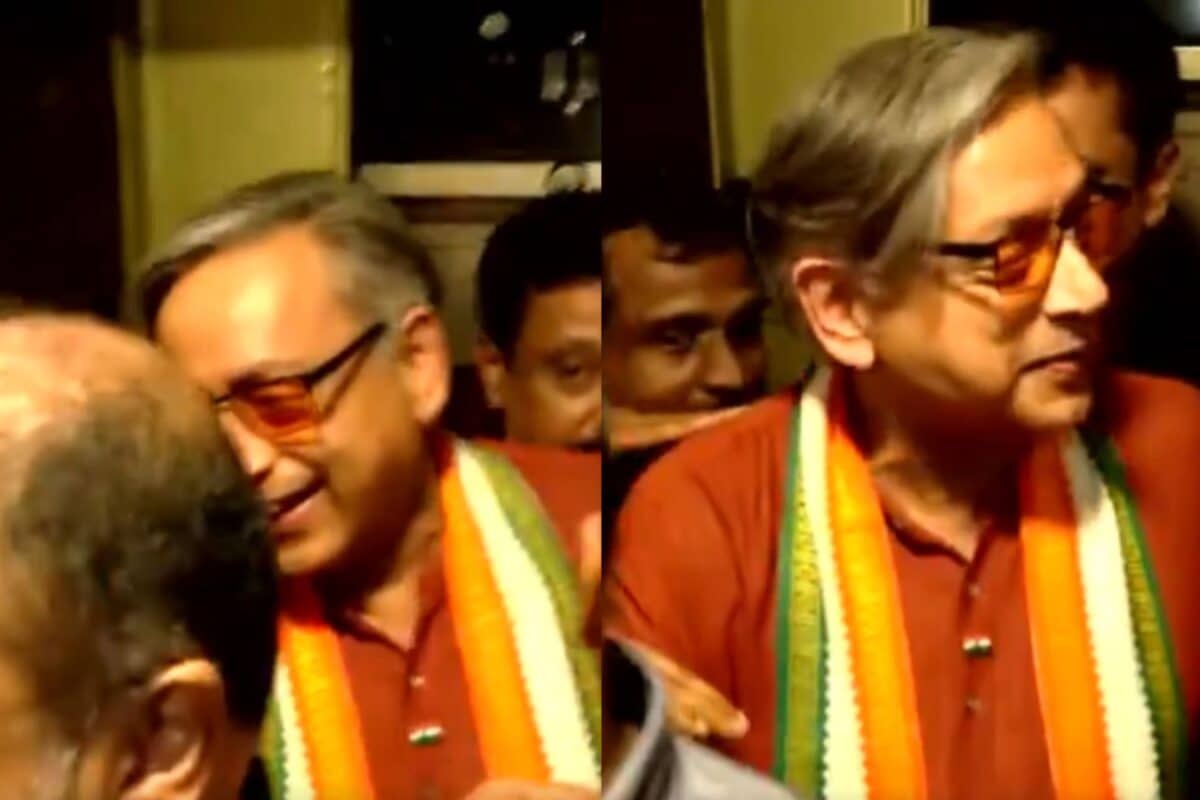Shashi Tharoor Rescued After Getting Trapped In Hotel Lift In Kerala | Video