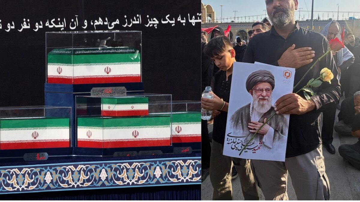 Iran Unveils Ayatollah Ali Khamenei's Casket As Thousands Gather For Funeral | Video